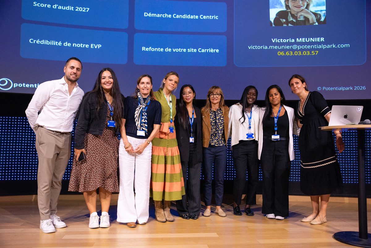 Intervenants et équipe Potentialpark réunis à la fin de La Rentrée 2026